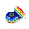 Resin Large Hole Beads X1-RESI-YWC0001-03-3