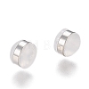 Brass Rings Silicone Ear Nuts SIL-N003-04S-3