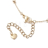 Brass Cable Chain Anklets AJEW-AN00601-01-4