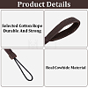 2Pcs Cowhide Leather Car Key Chain Pendant Decorations AJEW-CL0001-80B-6