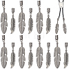 16Pcs 2 Styles Alloy Cord Ends FIND-GF0009-76-1