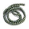 Synthetic Magnetic Hematite Beads Strands G-P545-K01-01E-2