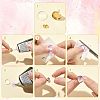 DIY 304 Stainless Steel Flat Round Stud Earring Making Kits DIY-FS0010-53-2