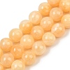 Natural Yellow Jade Graduated Beads Strands GG-CBA2AE1-A02-2