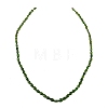 Natural Green Diopside Graduated Beads Strands GG-NH0020-B01-01-4
