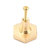 Hexagon with Marble Pattern Brass Box Handles & Knobs DIY-P054-C01-2