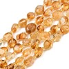 Heated Natural Citrine Beads Strands GG-CBA3A44-C04-02-2