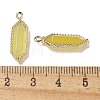 Natural Korean Jade Faceted Double Terminal Pointed Pendants G-G181-05G-03-3