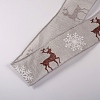 Christmas Burlap Ribbon SRIB-WH0006-15A-2