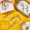 20Pcs Alloy Enamel Keychains KEYC-SC00057-4