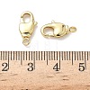 Brass Swivel Lobster Claw Clasps KK-K238-39G-M-3