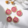 Golden Plated Alloy Enamel Charms LS-ENAM-S118-08S-5