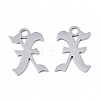 Tarnish Resistant 201 Stainless Steel Pendants STAS-N091-40X-2