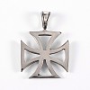 316 Surgical Stainless Steel Pendants STAS-E070-68-2