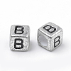 Plated Acrylic Beads PB43C9308-B-2