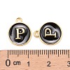 Golden Plated Alloy Charms ENAM-S118-02P-3
