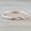 Alloy and Crystal Rhinestone Finger Rings FS-WGF6D8C-12-1