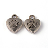 Tibetan Style Alloy Charms Pendants TIBEP-A123278-AS-LF-4