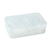 48Pcs 6 Styles Transparent Square Glass Cabochons GGLA-FS0001-06-6