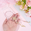 1Pc Alloy & Resin & Glass Seed Bead & Rhinestone Moon Star Beaded Chain Bookmarks AJEW-BM0001-40-3