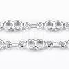 304 Stainless Steel Infinity Link Chains CHS-H009-19P-1