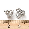 Non-Tarnish 316 Surgical Stainless Steel Bead Caps X-STAS-Q310-09A-P-3