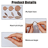 12Pcs 3 Styles 304 Stainless Steel Cuff Earrings EJEW-HS0001-36RG-4