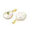 Natural Keshi Pearl Pendants PALLOY-JF05996-2