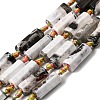 Natural Dyed & Heated Fire Crackle Agate Beads Strands G-H342-D01-01-2