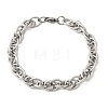 201 Stainless Steel Mariner Link Chain Bracelets for Men STAS-T077-02P-4
