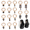 16Pcs 8 Styles Cat Shape Alloy Enamel Shoes Charms HJEW-HY00020-1