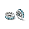 304 Stainless Steel Rhinestone Spacer Beads RB-CBA18B7-01P-04-2