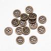 Alloy Buttons BUTT-D054-15mm-02-1