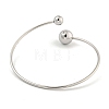 Non-Tarnish 304 Stainless Steel Cuff Bangles BJEW-P331-15P-3