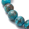 Summer Beach Turtle Dyed Synthetic Turquoise & Round Ocean Jasper Beaded Stretch Bracelets for Women BJEW-JB10937-01-4