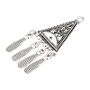 Tibetan Style Alloy Big Pendants AL-CBAAECB-02AS-E-2