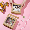 Square Foldable Creative Cardboard Box CON-WH0086-17B-02-3