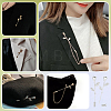 20Pcs Zinc Alloy Brooch Pins JEWB-PH0001-83P-5