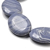 Synthetic Blue Lace Agate Beads Strands G-B071-H02-03-3