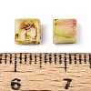 2-Hole Baking Paint Glass Seed Beads SEED-N009-03I-3