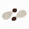 Bohemian Retro Hollow Teardrop Leather Pendants FIND-N007-02B-01-2