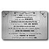 Rectangle 201 Stainless Steel Custom Thermal Transfer Wallet Card DIY-WH0252-034-1
