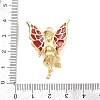 Brass Micro Pave Cubic Zirconia Pendants KK-C162-011B-4