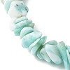 Natural Larimar Chip Beads Stretch Bracelets for Children BJEW-JB06389-02-4