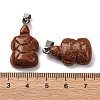 Synthetic Goldstone Pendants G-B127-06P-11-4