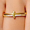 Alloy Rhinestone Plain Band Rings PW-WGCCD43-01-2