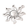 Tibetan Style Alloy Solar Eclipse Pendants X-TIBEP-R304-004AS-LF-2