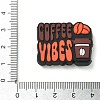 Coffee Theme Silicone Beads SL-CBACE28-01G-3