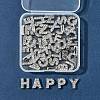 52Pcs 26 Styles Alphabet Alloy Initial Slide Charms with Grade A Rhinestones ALRI-FS0001-08-6