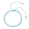 2Pcs Adjustable Glass Seed Beads & Glass Beads Braided Bead Bracelets Set BJEW-MZ00287-02-3